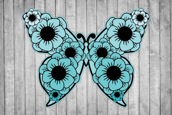 3D Laser Paper Cut Butterfly SVG for Ornaments and Laser Cutting
