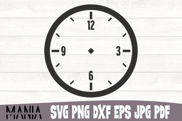 Clock Face Template 1 Graphics Review