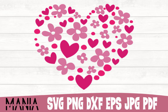 Heart Design Cut File, Valentine s Day Graphics