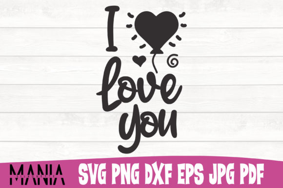 I Love You 2 SVG Design: A Versatile Graphic Template for Local Business Branding