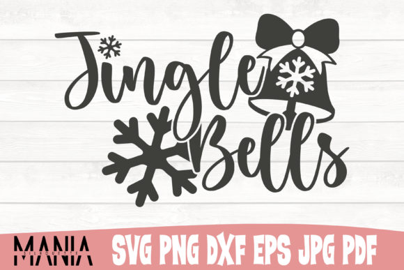 Jingle Bells Christmas Svg Cut File Graphics and Graphic Templates