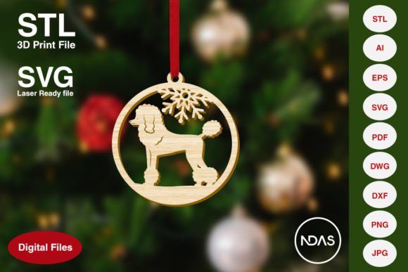Poodle Dog Christmas Tree Decoration: 3D Printing and Home Decor Review