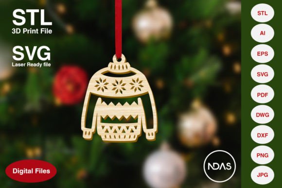 Sweater Jumper Christmas Decoration 2: 3D Printing and Home Decor Review
