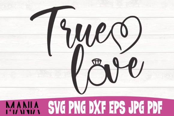 True Love SVG Design for Graphic Templates and Commercial Use