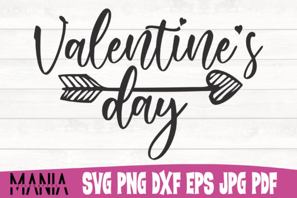 Valentine’s Day SVG Cut File Design for Graphic Templates